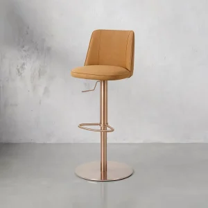 Modern Simple Bar Chair Lifting Rotating High Foot Wine Stool Stainless Steel HD 7533