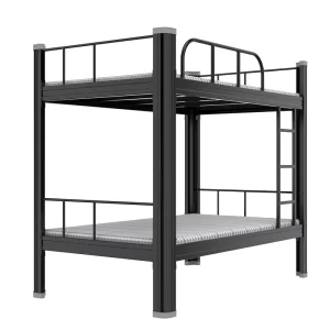 Modern Simple Design Commercial Metal Profiled Bunk Bed Double layer Double person High low Apartment School Dormitory Iron