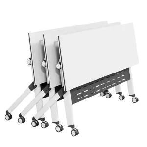 Modern Simple Design Office Furniture White Wooden Folding Training Table for Office Building