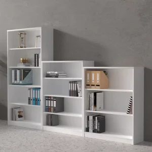 Modern Simple Design Wooden Bookrack for Home Study & Office, 3-5 Level