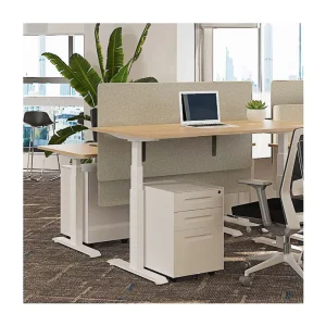 Modern Simple Ergonomic Sit Stand Computer Desk Electric Metal Desk Frame Adjustable Height Office Workstation 3 Year Warranty