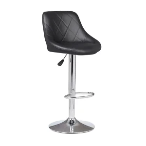 Modern Simple Luxury Home Bar Stool High Lift Chair Rotating Backrest Iron Material Adjustable Height Dining Living Room Outdoor