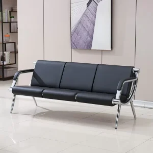 Modern Simple Metal 2 Seat Hospital Reception Commercial Furniture Office Visitor Seating Sofa Set