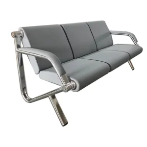 Modern Simple Metal 2 Seat Hospital Reception Commercial Furniture Office Visitor Seating Sofa Set for Mall