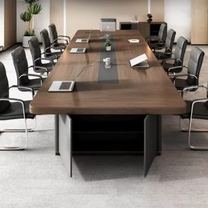 Modern Simple Office Conference Table with Chair for Negotiation Staff Training or School Use