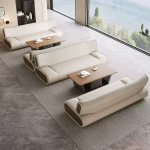 Modern Simple Office Furniture Commercial Sofa Lounge Area Business Reception Meeting Office Sofa Set Combination