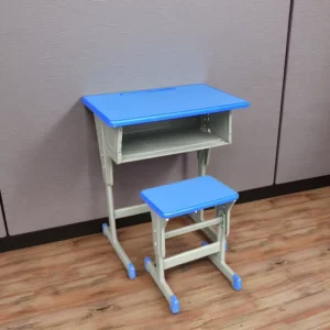 Modern Simple Style Wood School Desk and Chair Set for Classroom Training