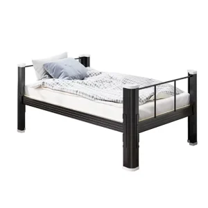 Modern Single Metal Bed Frame Strong and Stylish for Home Apartment Bedroom Hotel School Hospital Use for Dormitory Bed