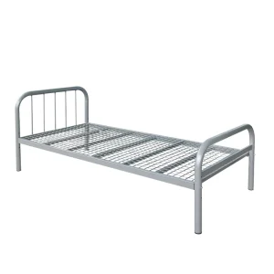 Modern Single Metal Frame Loft Bed Full Size for Students Adults Designed for Bedrooms Dormitories School Home Use Bangladesh