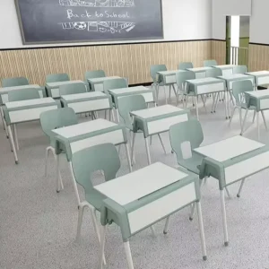Modern Single Seater Student Primary School Desk and Chair Set Classroom Desk and Chair School Furniture Student Desk and Chair
