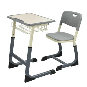 Modern Single Student Desk and Chair Set Durable and Economical Classroom Furniture for Schools