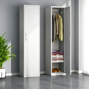 Modern Single door Dormitory Storage Large capacity Steel Storage Cabinets Save Space and Are Durable Suitable for Offices