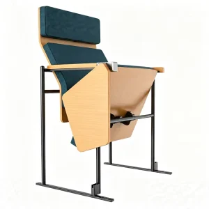 Modern Slim-profile Theater Furniture for Compact Spaces with Writing Tablets