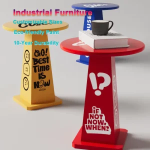 Modern Small Bedside Table for Home Living Room Furniture for Apartment Coffee or Bed Durable Iron Material