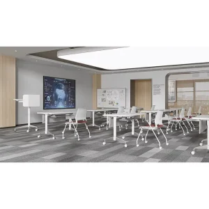 Modern Smart Design Movable Pneumatic Height Adjustable Desk Lift Top Training Room School Tables