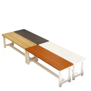 Modern Soft Pack Gym Bench Long PU Stool Durable & Easy Clean Hotel Waiting Chair for Basketball Courts Bathrooms & Malls