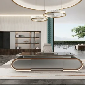 Modern Solid Modular Multi Function Executive Office Desk Storage Durable Commercial Furniture for Office Building Office