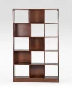 Modern Solid Wood Bookcase with 24 Extra Large Storage Spaces Bookcase Ideal for Schools and Libraries
