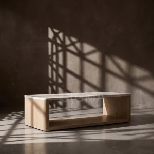 Modern Solid Wood Coffee Table Set Round Rectangle Living Room Center Table Tea Table Furniture With Storage Drawer