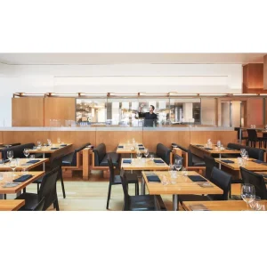 Modern Solid Wood Commercial Restaurant Furniture Set Dining