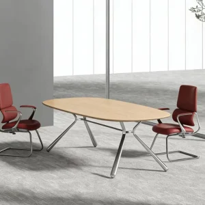 Modern Solid Wood Eco-Friendly Office Conference Table for Meeting Rooms Hotels & Home Offices