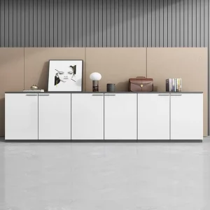 Modern Solid Wood Filing Cabinets Eco Friendly Easy Assembly for Offices Schools Apartments
