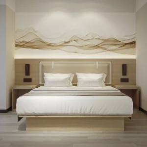 Modern Solid Wood Five Star Hotel Bedroom Furniture Customized by Factory Direct for Living Room and Bedroom
