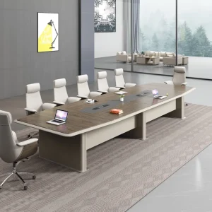 Modern Solid Wood High end Durable Multi Functional Executive Conference Desk Custom Logo Commercial Office Office Furniture