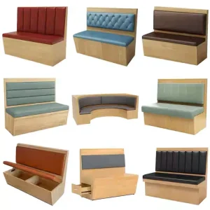 Modern Solid Wood Restaurant Furniture Sets for Hotels and Commercial Spaces Dining Booths and Cafes