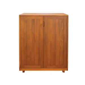 Modern Solid Wood Shoe Cabinet for Living Room Hotel Use