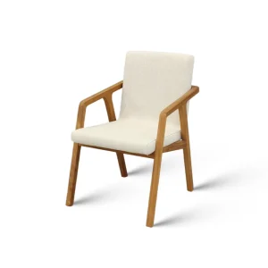 Modern Solid Wood Upholstered Dining Chair Coffee Shop Cafe Restaurant Commercial Wooden Chair