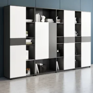 Modern Space Saving Home Office Furniture Filing Storage Cabinets and Wooden Bookshelves for Living Room