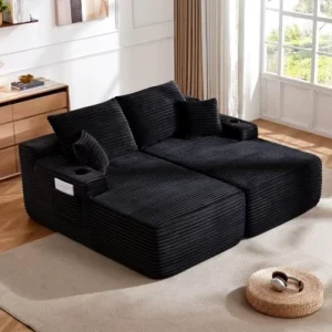 Modern Square Fabric Sponge Combination Sofa Set Lightweight Compression Comfortable Sofa for Living Room Modular Furniture