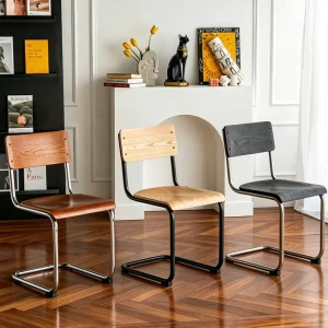 Modern Square Iron Table Chair Combination Eco friendly Commercial Dining Furniture for Restaurants Cafes Outdoor Home Bar Use