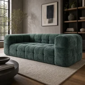 Modern Square Luxury Velvet Modular Sectional Sofa Set for Hotel Use Convertible Eco Friendly