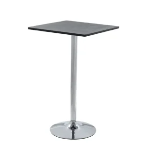 Modern Square MDF Top Counter Height Fixed Height Bar Table for Home Bar