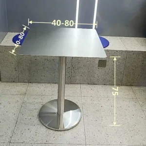 Modern Square Shape Small Coffee & Tea Table Metal Living Room Furniture Sofa Corner Side Tables with Personality Art Touch