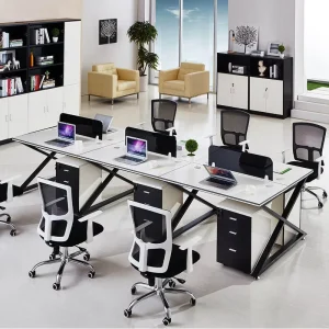 Modern Stable Cubicle Modular Office Partition Workstation Furniture Durable Features