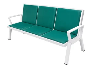 Modern Stable Durable Cold Rolled Iron Steel Frame Outdoor Hospital Airport Reception Waiting Chair
