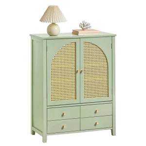 Modern Stackable 4 Layer Shoe Storage Cabinet Particle & Melamine Board Durable Space Saving Entry Villa Household Storage