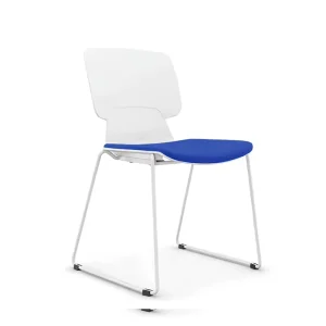Modern Stackable White Conference Room Office Visitor Chair