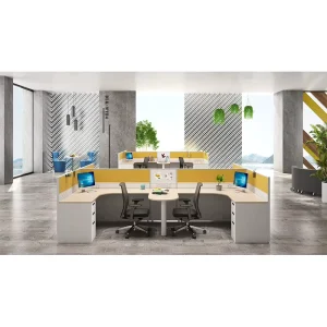 Modern Staff Desk With Multi-Seat Screen Desk Combination Cubicle Modular Partition Office Workstation