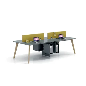 Modern Staff Desk Wooden Office Table Extendable Assemble Modular Workstation Workstation Office Furniture Manufacturer