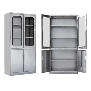Modern Stainless Steel 304 Laboratory Furniture for Chemical Medical Storage Prep Room Cabinet