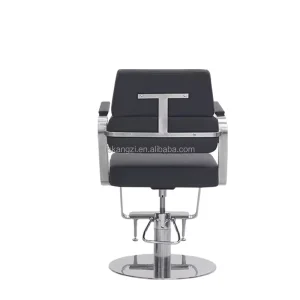 Modern Stainless Steel Barber Chair High Quality Salon Furniture for Professional Use Durable for School Living Room