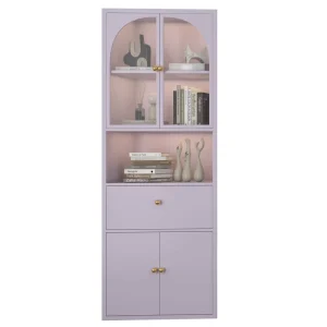 Modern Stainless Steel Bookshelf for Home Office Dining School Apartment Living Room Use Factory Price Cabinet Bedroom Workshop