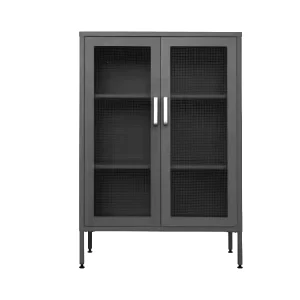 Modern Stainless Steel Cupboard Sideboard Bookcase Storage Cabinet for Home Furniture Hotel & Hospital Use