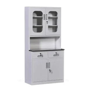 Modern Stainless Steel Hospital Furniture Medical Room Storage Cabinets