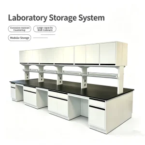 Modern Stainless Steel Laboratory Workbench Furniture for Schools Hospitals Biology Labs