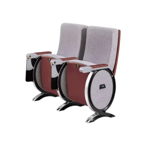 Modern Standard Size Auditorium Chair Theater Furniture Wooden Seating with Writing Tablet Durable Home Theater and Cinema